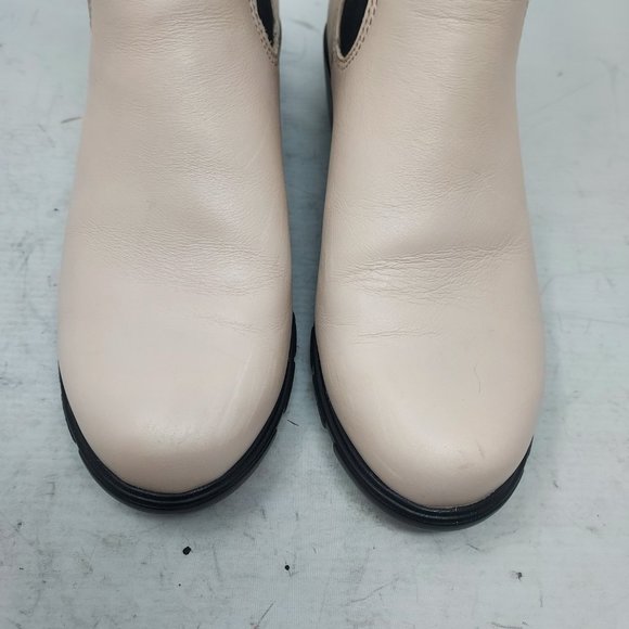 Blundstone Series 2160 Pearl Off-White/Pink Chelsea Heel Boot Size 8 EU 38 - Picture 7 of 11